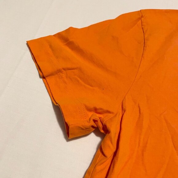 Tommy Hilfiger Orange Tshirt Mens Size Large Shirt - Picture 11 of 15